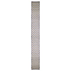Runner in lana lungo grigio in stile svedese moderno fatto a mano con motivi geometrici