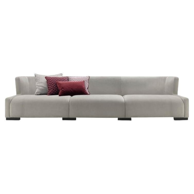Gray Modular Sofa For Sale