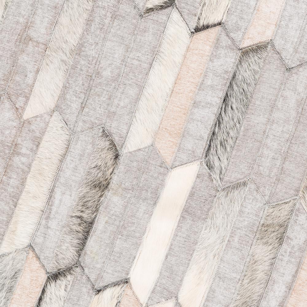Art Déco Tappeto da pavimento grigio Olio Small in pelle bovina e viscosa X-Large in vendita
