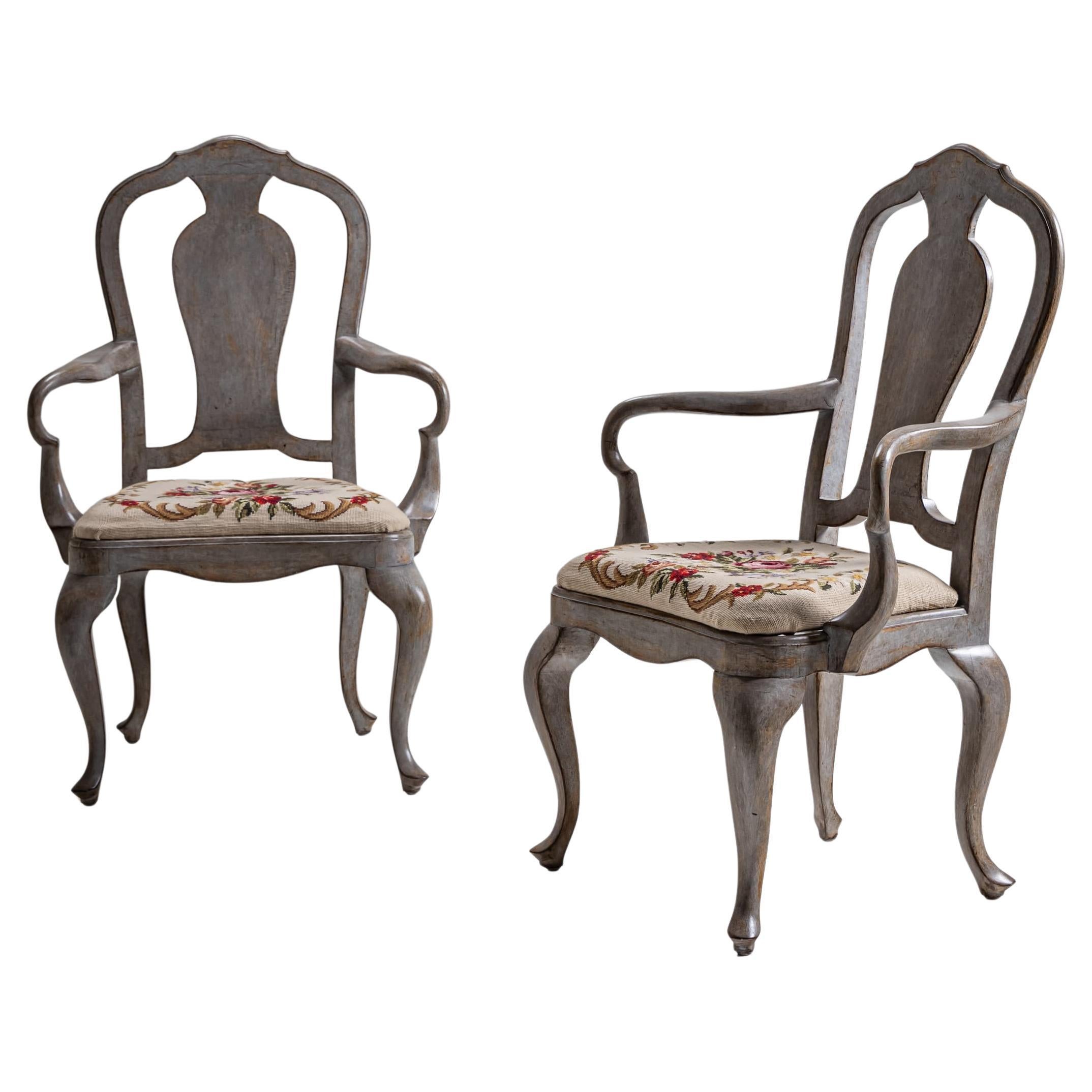 Sillones Pintados de Gris, Siglo XIX