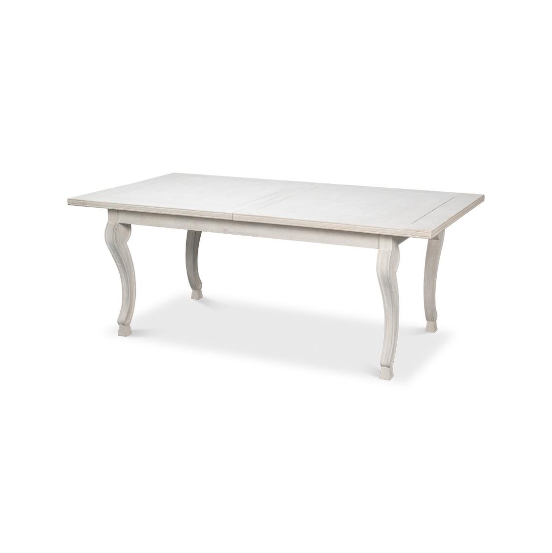 Table de salle à manger française peinte en gris Neuf - En vente à Westwood, NJ