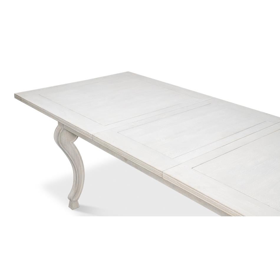 XXIe siècle et contemporain Table de salle à manger française peinte en gris en vente