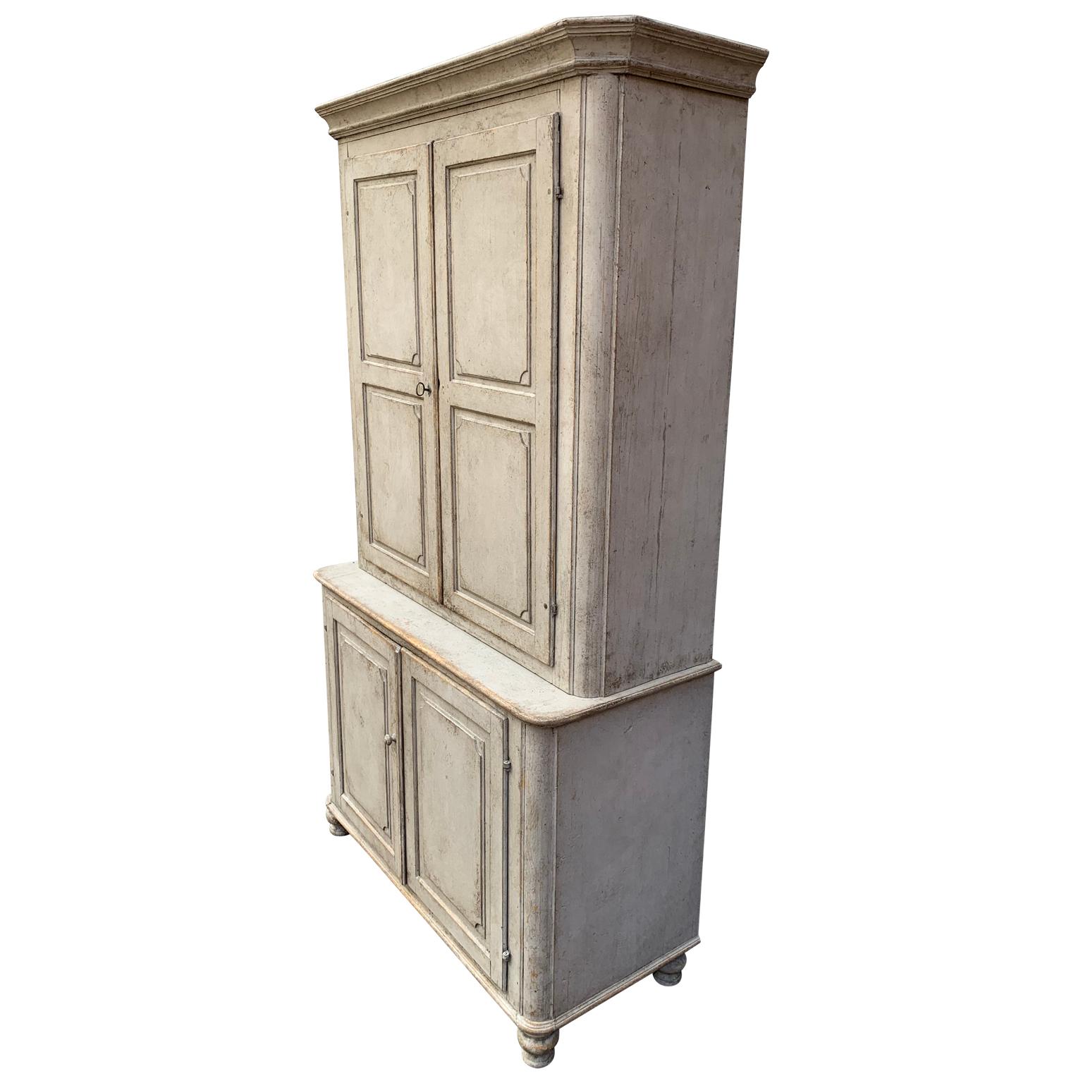 two piece cupboard