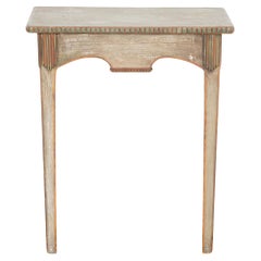 Gray Painted Side Table, circa 1890, Denmark