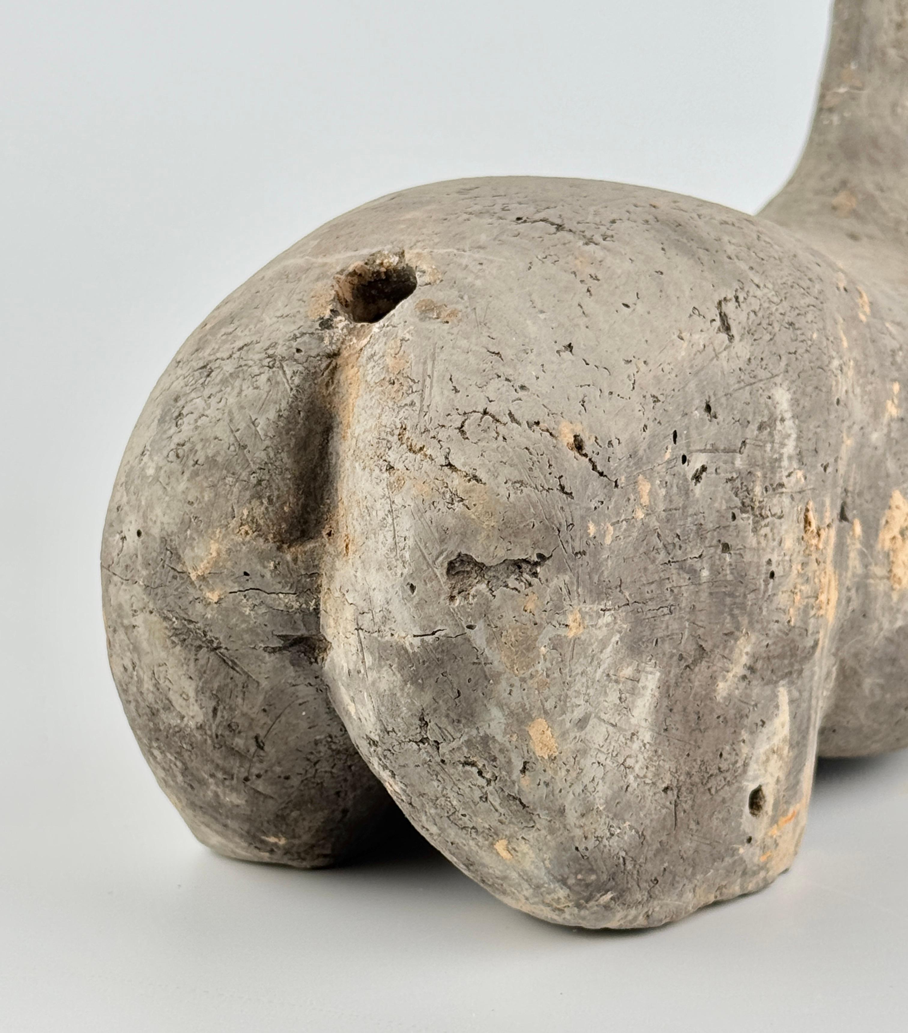 A Gray Pottery Figure of a Horse, Han Dynasty For Sale 2
