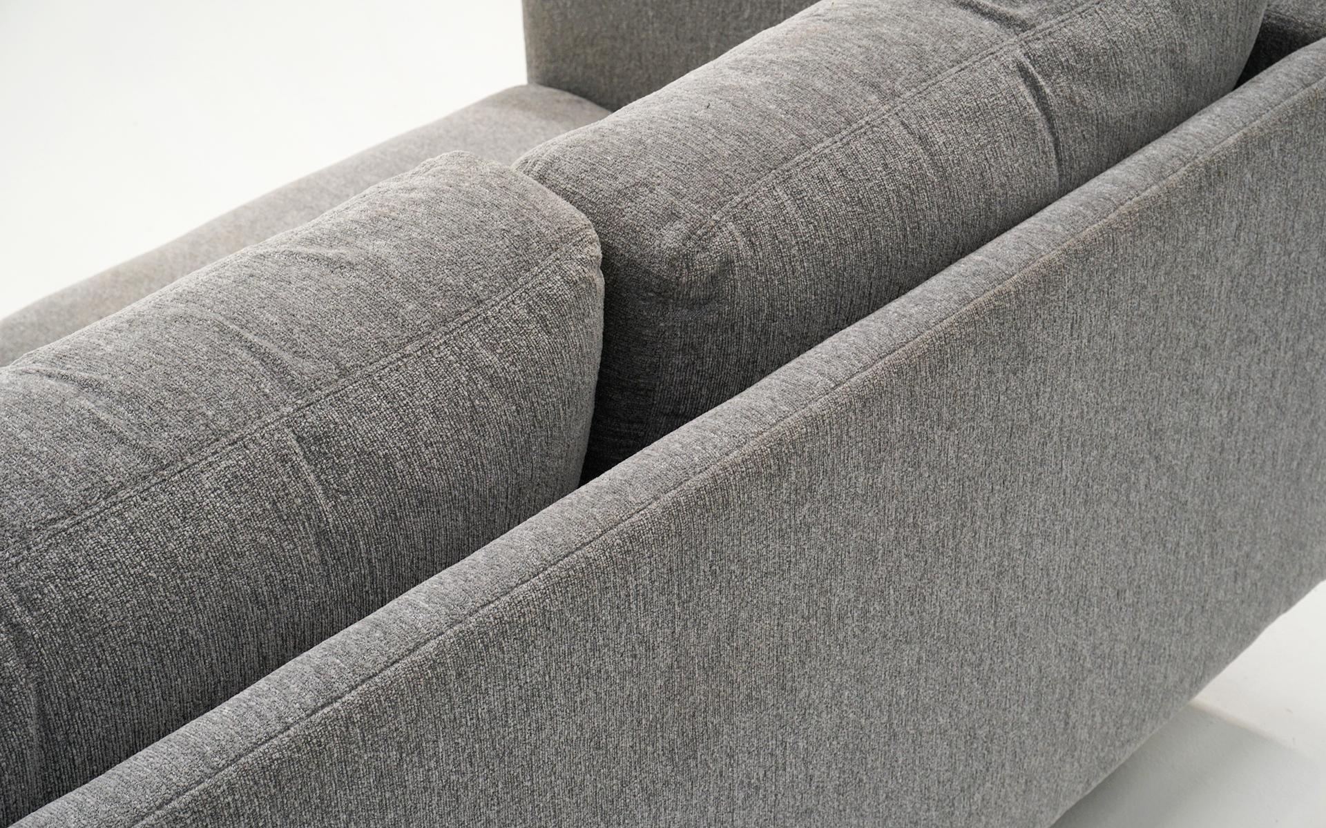 Graues Sofa, entworfen von Milo Baughman. Preis für Redo oder Use As Is. Unterschrieben. im Angebot 5