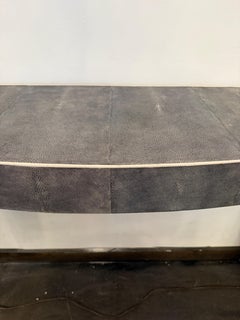 Gray Shagreen/ Stingray Console Table