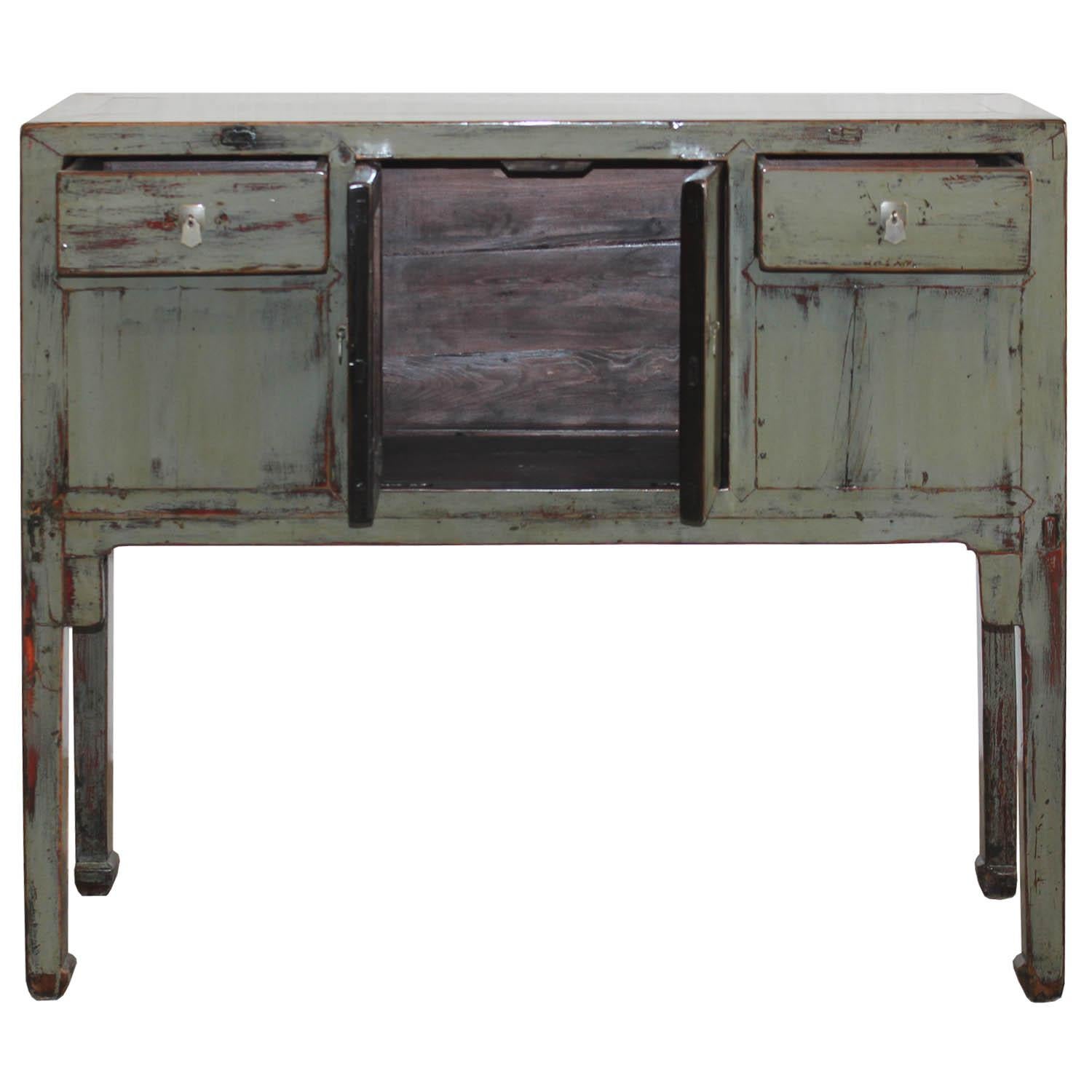 Chinese Gray Sideboard
