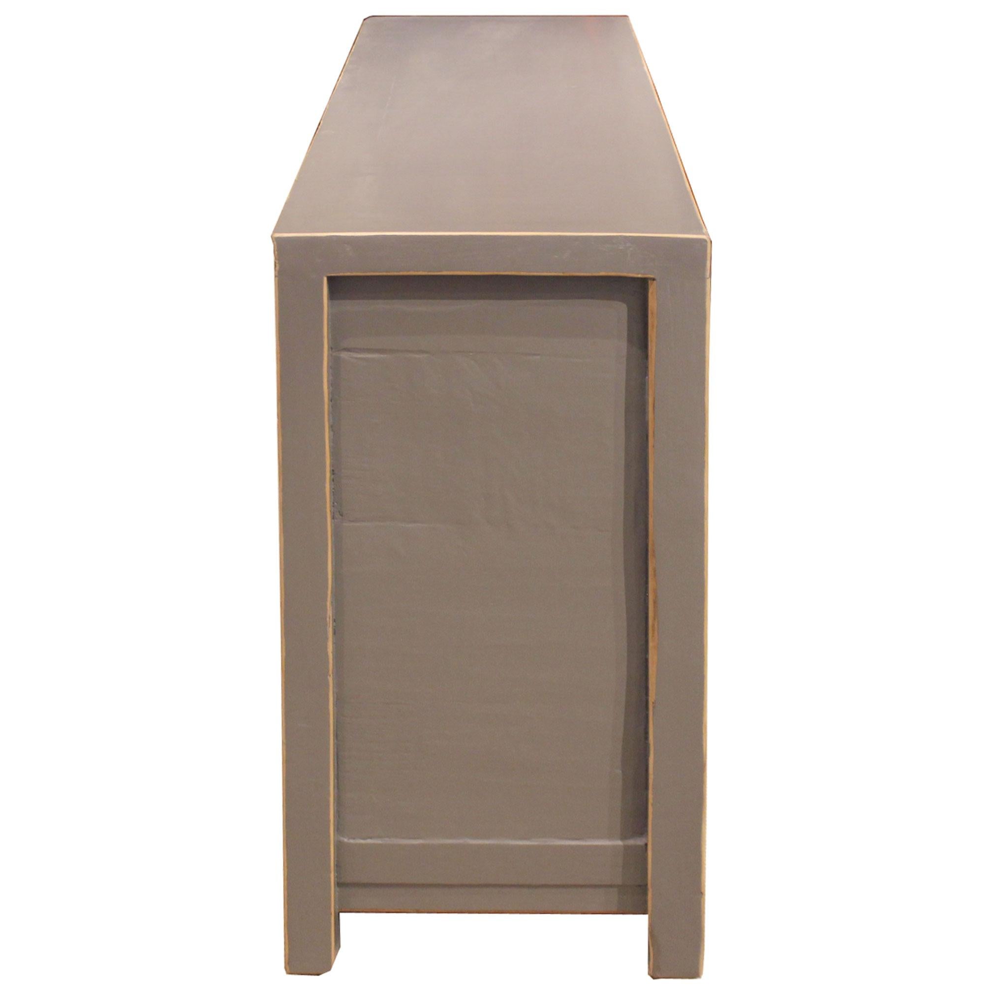 Wood Gray Sideboard For Sale