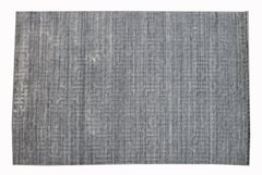 Grey Silk Modern Rug