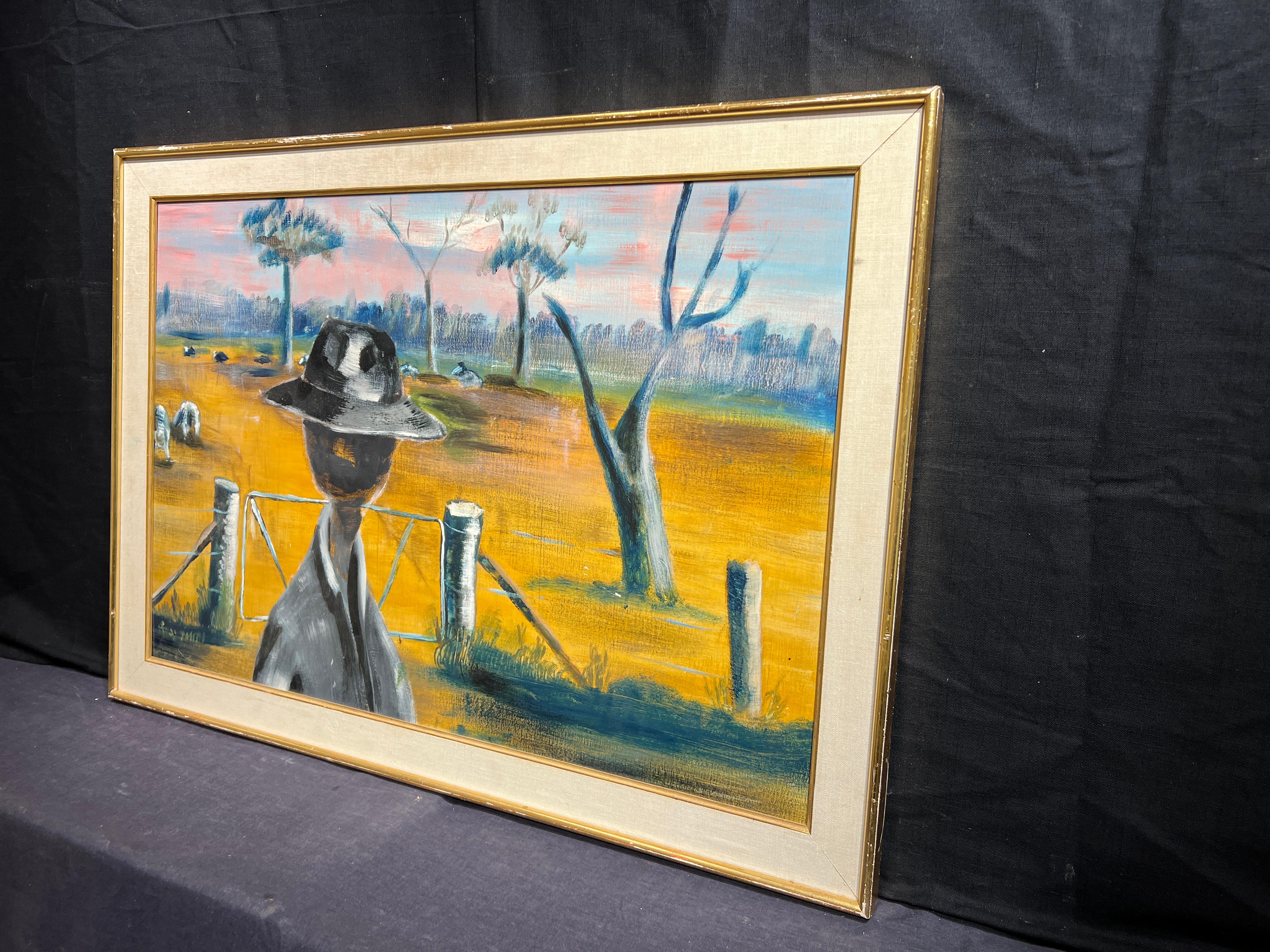 The Western Plain
By Gray Smith (Australian, 1919-1990)
Signed Lower Left
Without Frame: 20