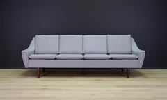 Gray Sofa Danish Design Classic Midcentury, 1970s
