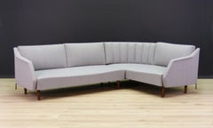 Gray Sofa Retro Teak Danish Design Classic, 1970s