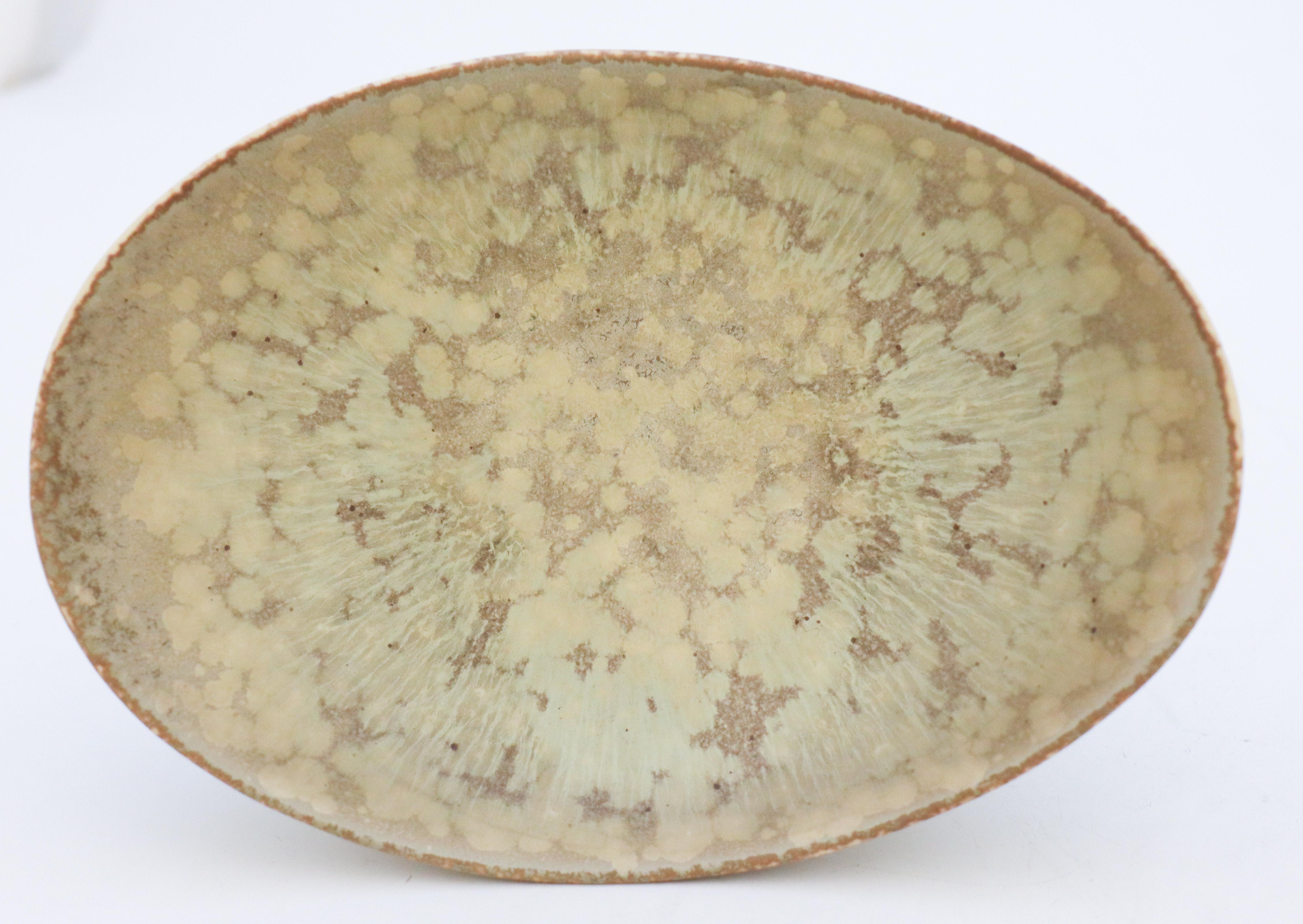 Gray Speckled Ceramic Bowl Carl-Harry Stålhane, Rörstrand, Vintage Mid Century 1