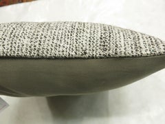 Gray Speckled Turkish Kilim Pillow