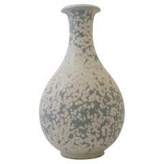Grau gesprenkelte Vase, Gunnar Nylund, Rörstrand, Skandinavisch Mid-Century Vintage