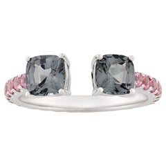 Gray Spinel Wrap Ring, 1.48 Carats