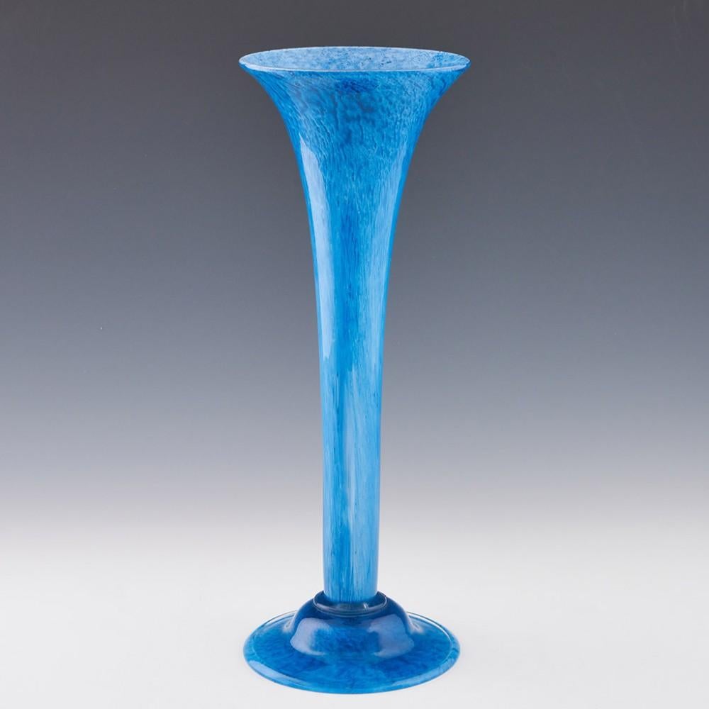 Art déco Vase en verre Gray-Stan, c1930 en vente
