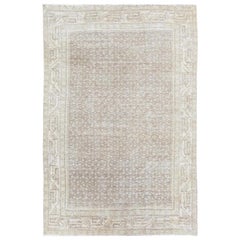 Gray Stone Washed Old Persian Qashqai Worn Down Hand Knotted Clean Rug Gray Stone Washed Old Persian Qashqai Worn Down Hand Knotted Clean Rug