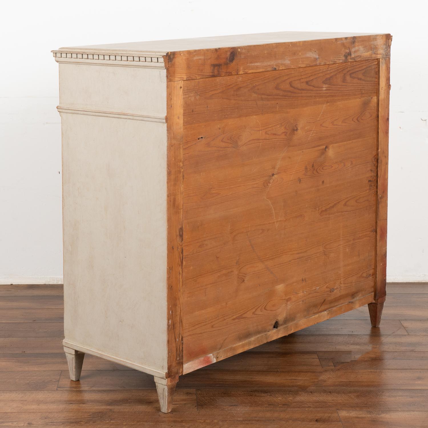 Gray Swedish Gustavian Sideboard Buffet Cabinet, circa 1860-80 9