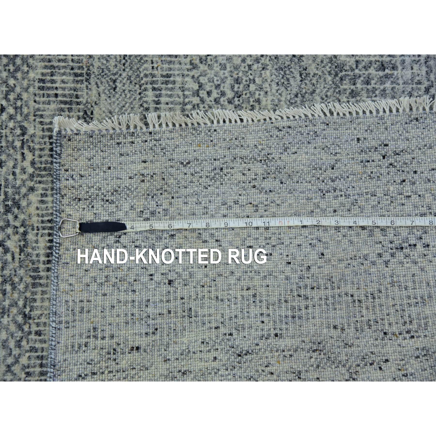 Übergroßer handgeknüpfter Teppich in Übergröße 12'2