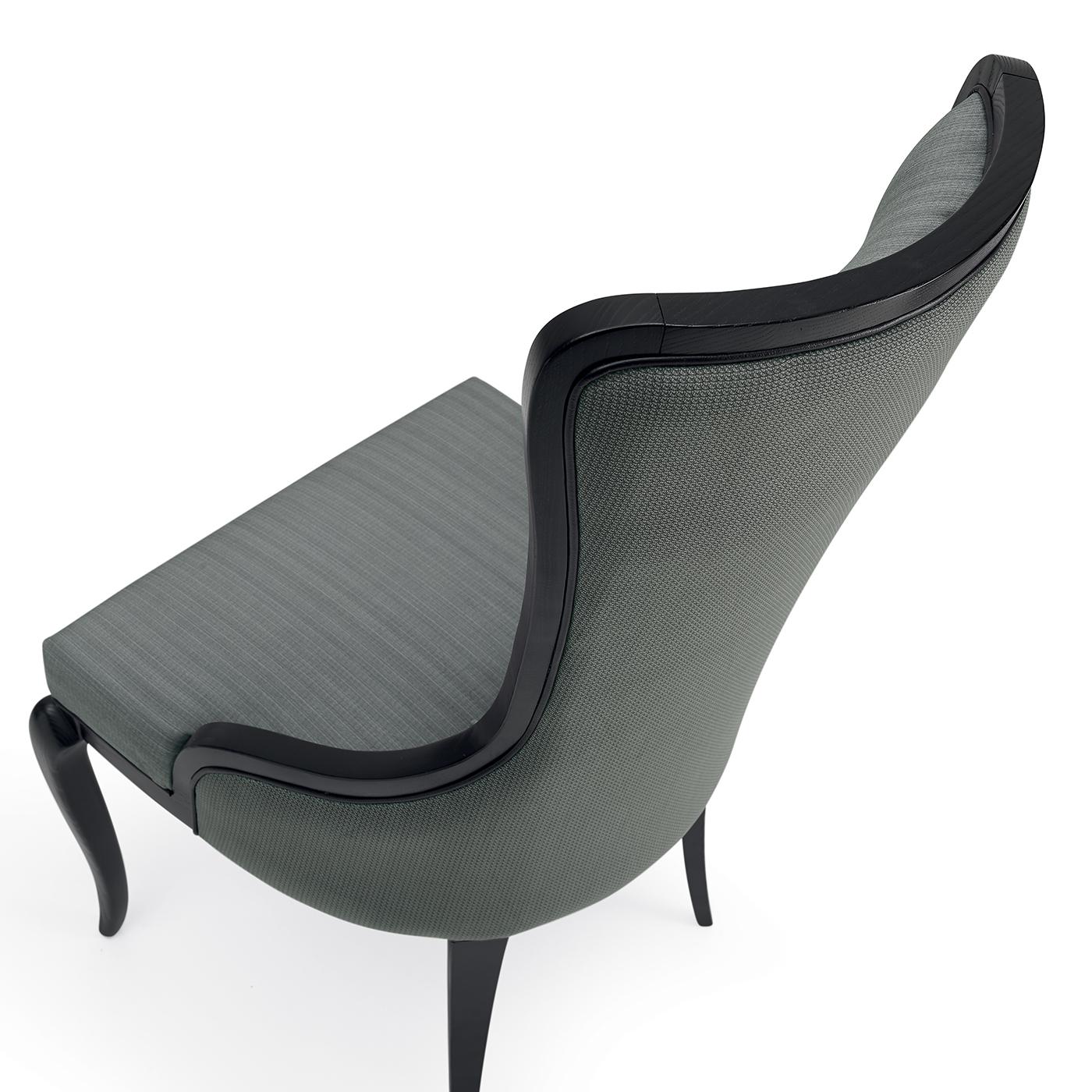 Gray Upholstered Chair In New Condition In Milan, IT
