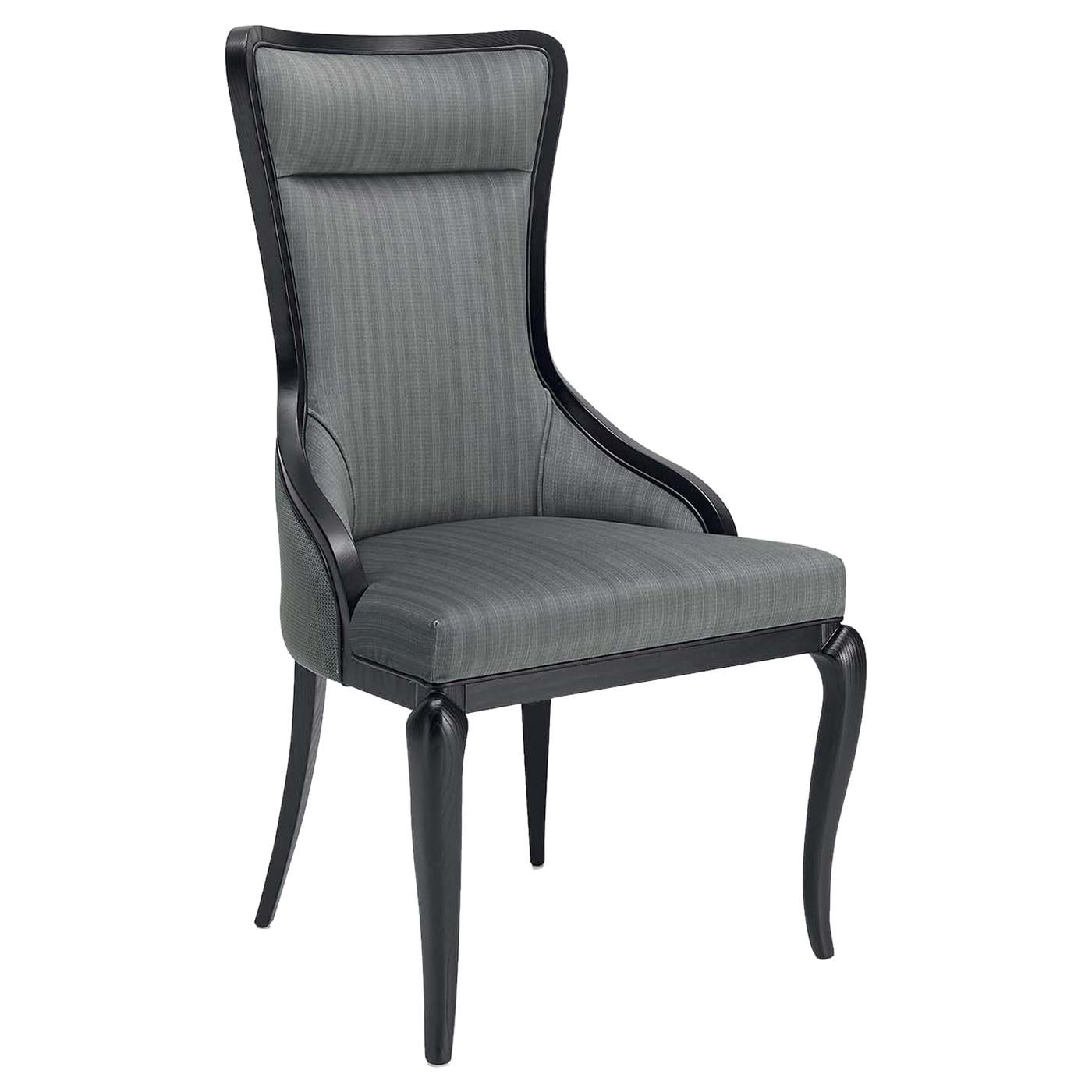 Gray Upholstered Chair