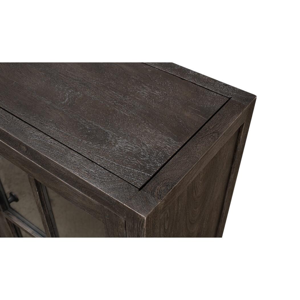 Gray Urban Industrial Sideboard In New Condition For Sale In Westwood, NJ
