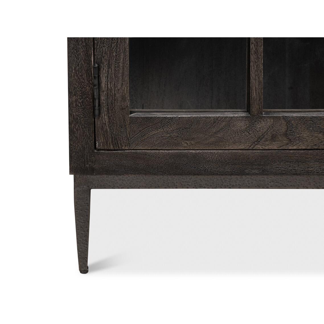Gray Urban Industrial Sideboard For Sale 2