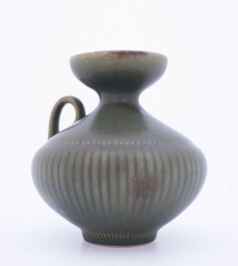 Glazed Gray Vase 