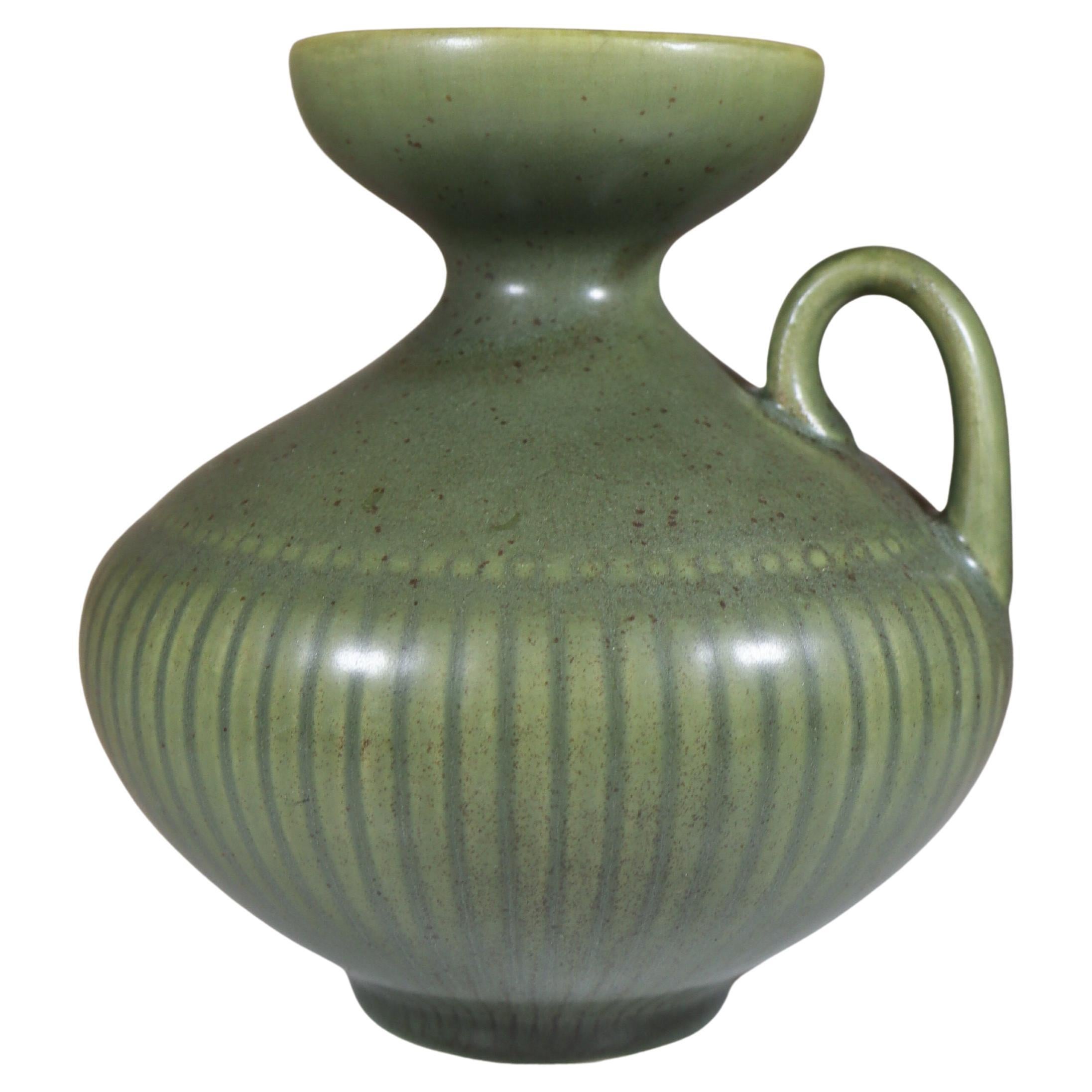 Graue graue Vase „“Collier“, Gunnar Nylund, Rrstrand, 1950er Jahre – Mid-Century Vintage