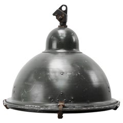 Gray Vintage Industrial Clear Glass Pendant Lamp