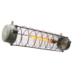 Gray Vintage Industrial Metal Clear Glass Pendant Lights