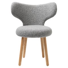 Gray WNG Chair in BUTE/Storr Fabric Upholstery by Mazo Design