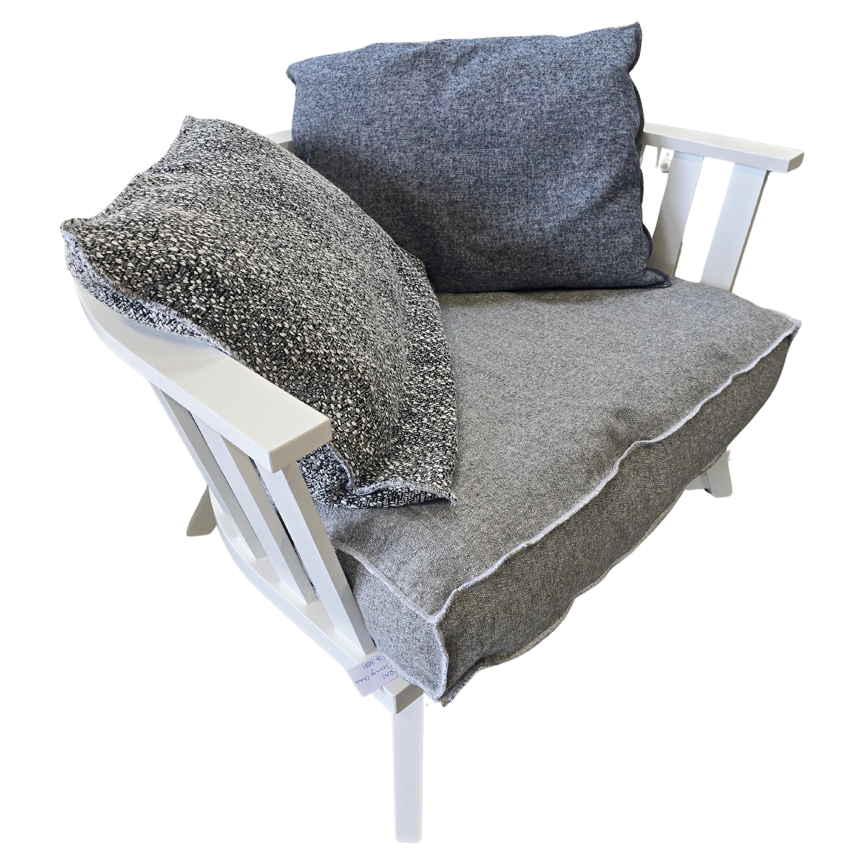 Gray Wooden Armchair *Showroom sample im Angebot