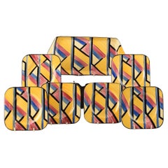 JUEGO DE SANDWICHES ABSTRACTOS de Gray's Pottery C.1930