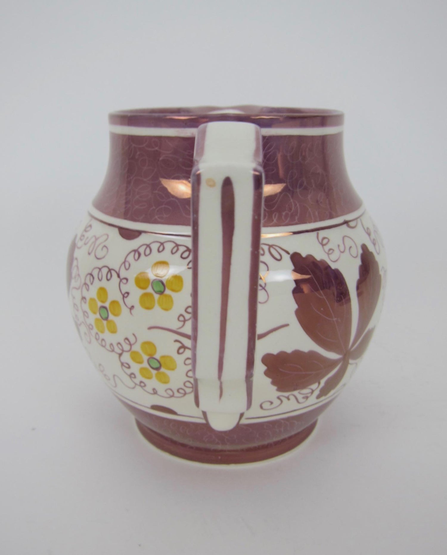 Gray S Pottery Stoke On Trent Hand Painted Lusterware Pitcher At