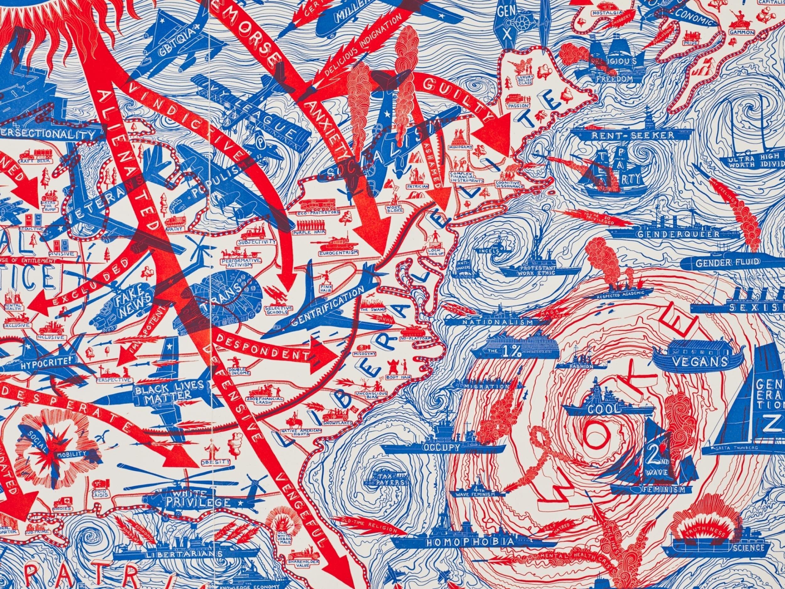 Il sogno americano - Print di Grayson Perry