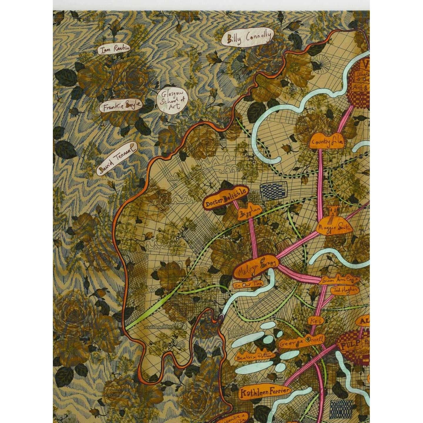 England as seen from Lockdown in Islington - Brown Abstract Print by Grayson Perry