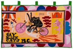 Gay Black Cats MC -- Tapestry, Contemporary Art by Grayson Perry