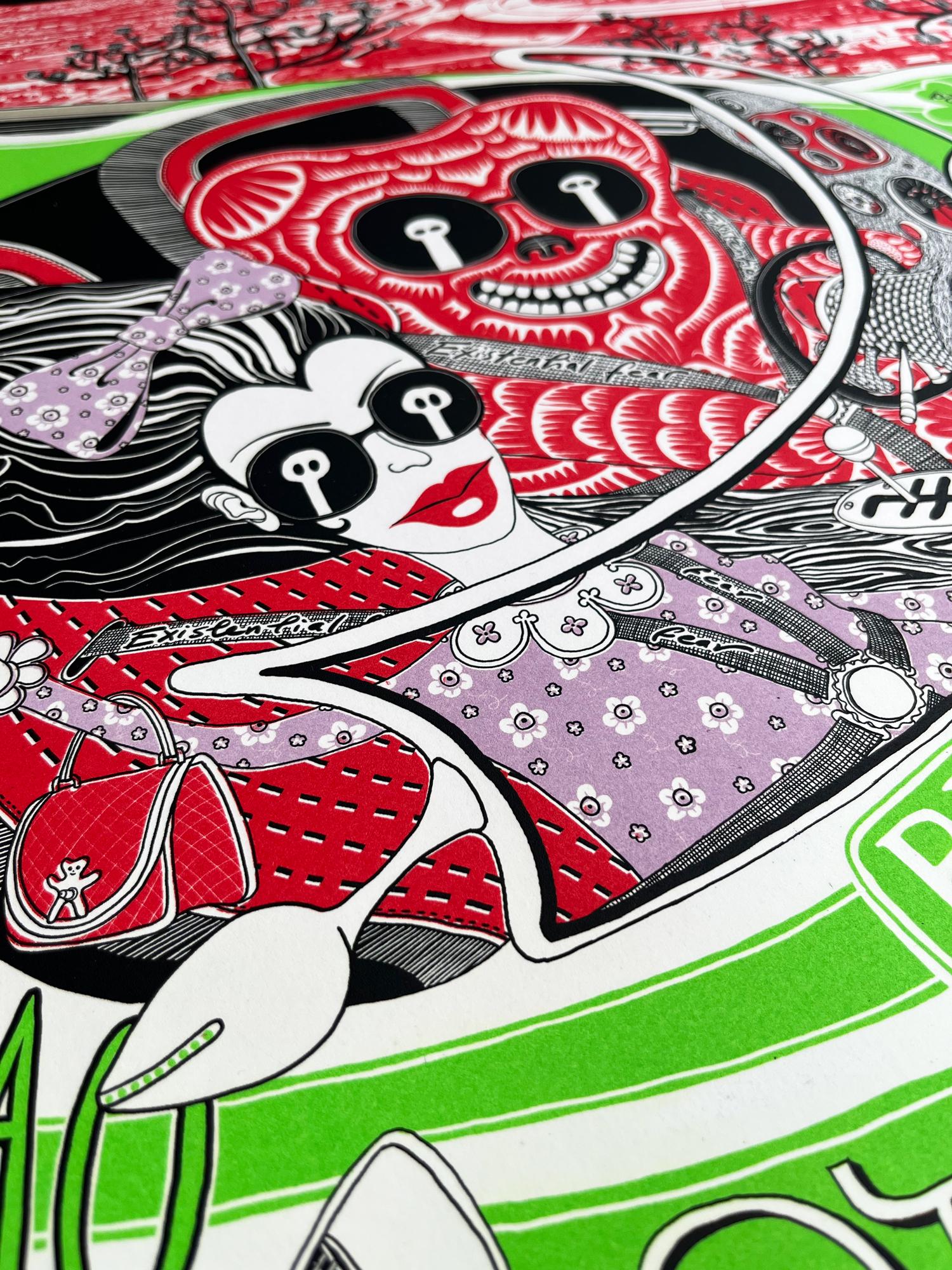 Grayson Perry, Sponsored by You - Woodcut, Arte contemporanea britannica, Firmato 2