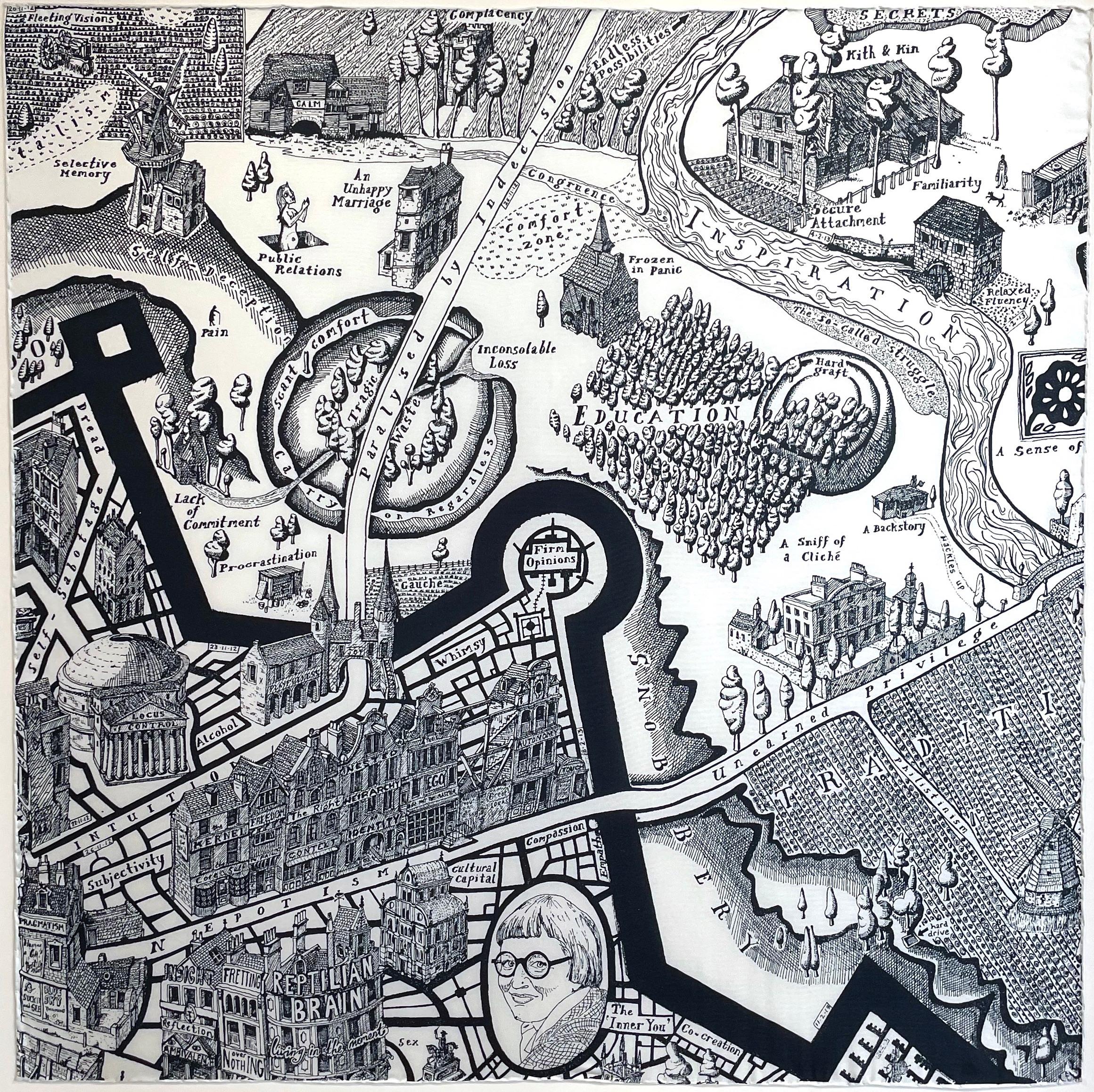 grayson perry map of days print for sale