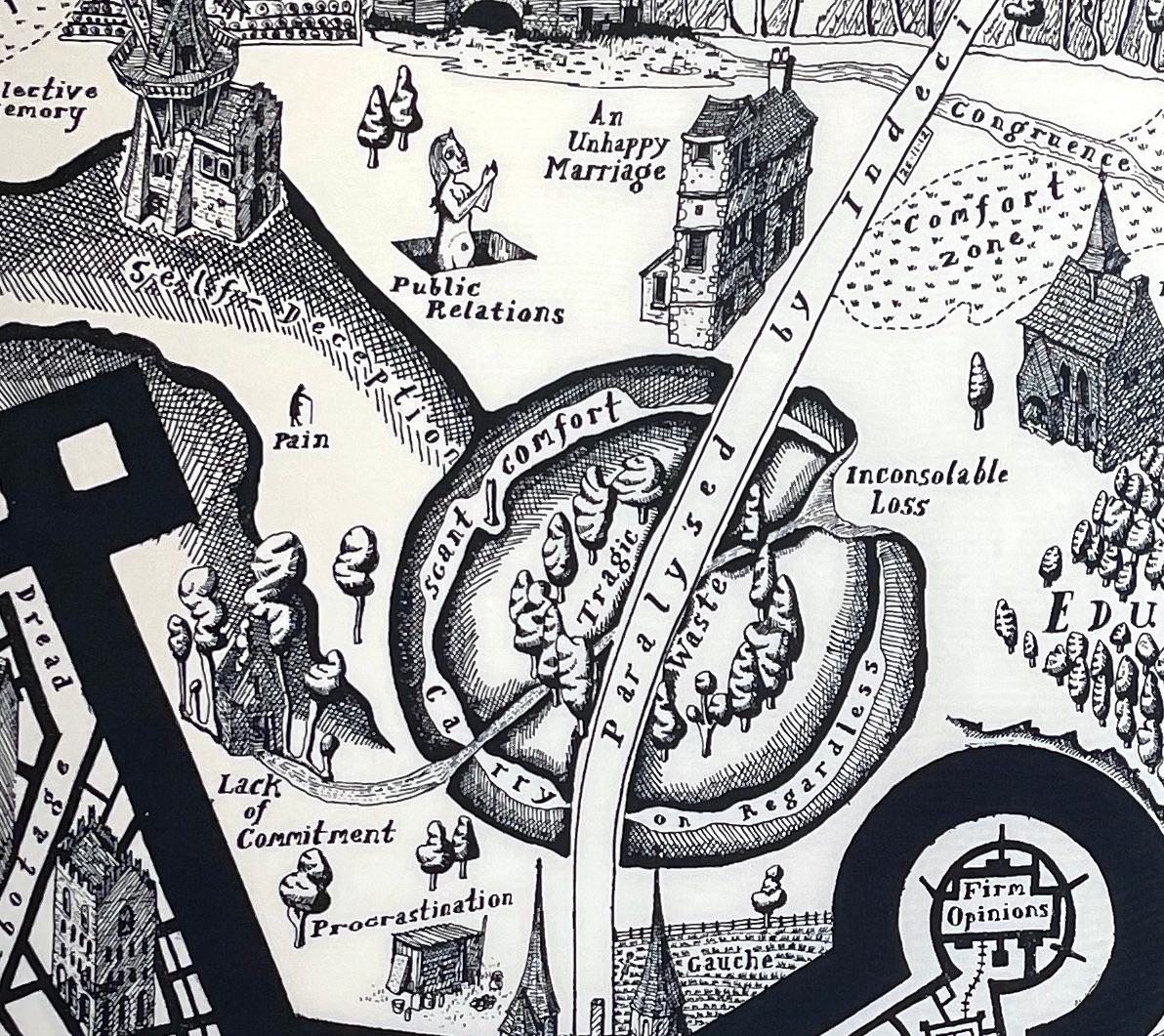 grayson perry map of nowhere poster