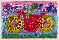 Selfie with political causes -- Print, Lithograph, Contemporary by Grayson Perry