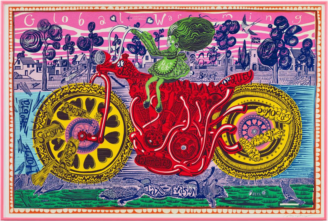 grayson perry map of a politician