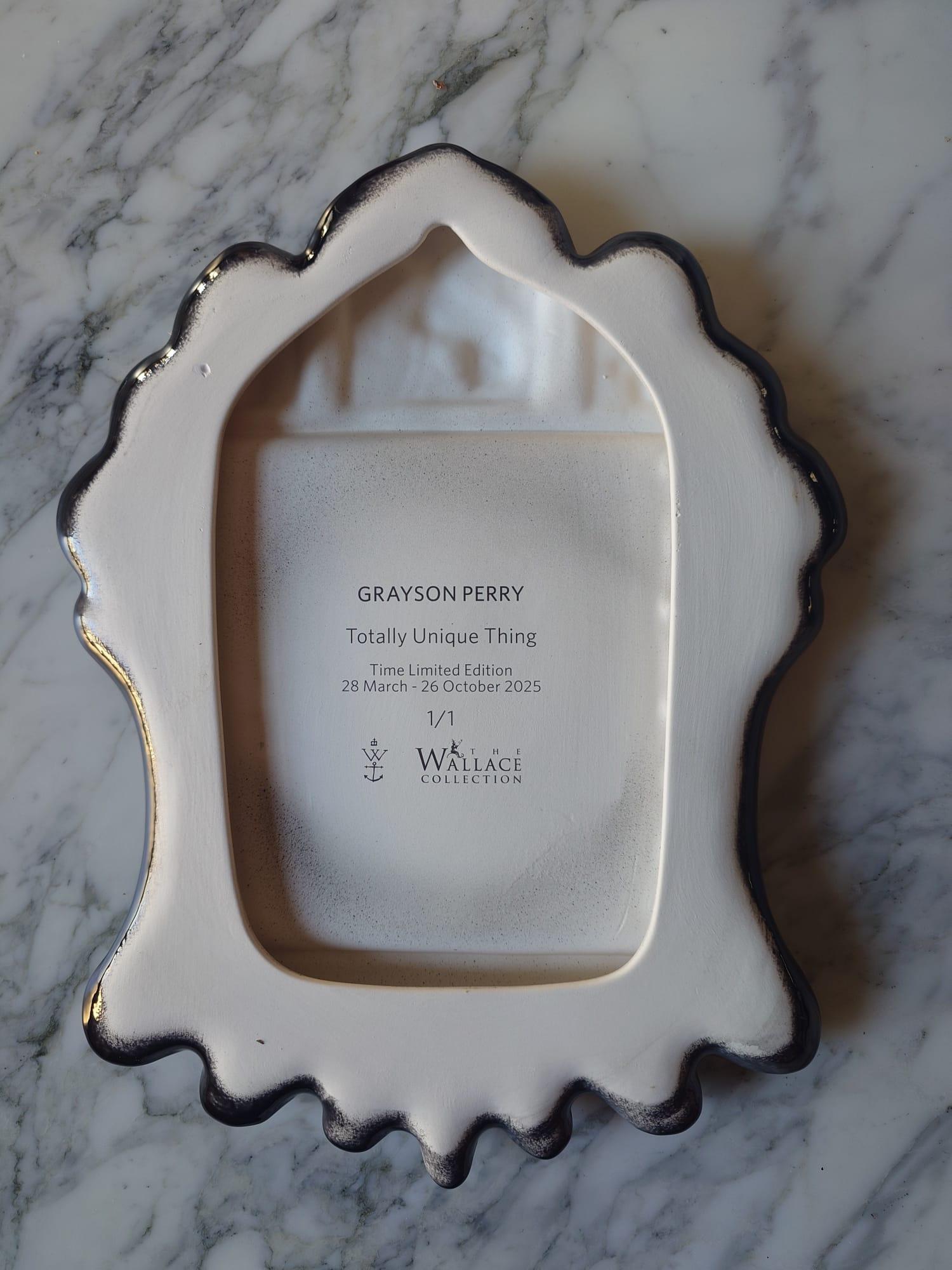 Totally Unique Thing

By Grayson Perry

Grayson Perry is a British artist and potter celebrated for his bold ceramics and tapestries that explore themes of identity, gender, and societal norms. Known for his alter ego, Claire, his works often merge