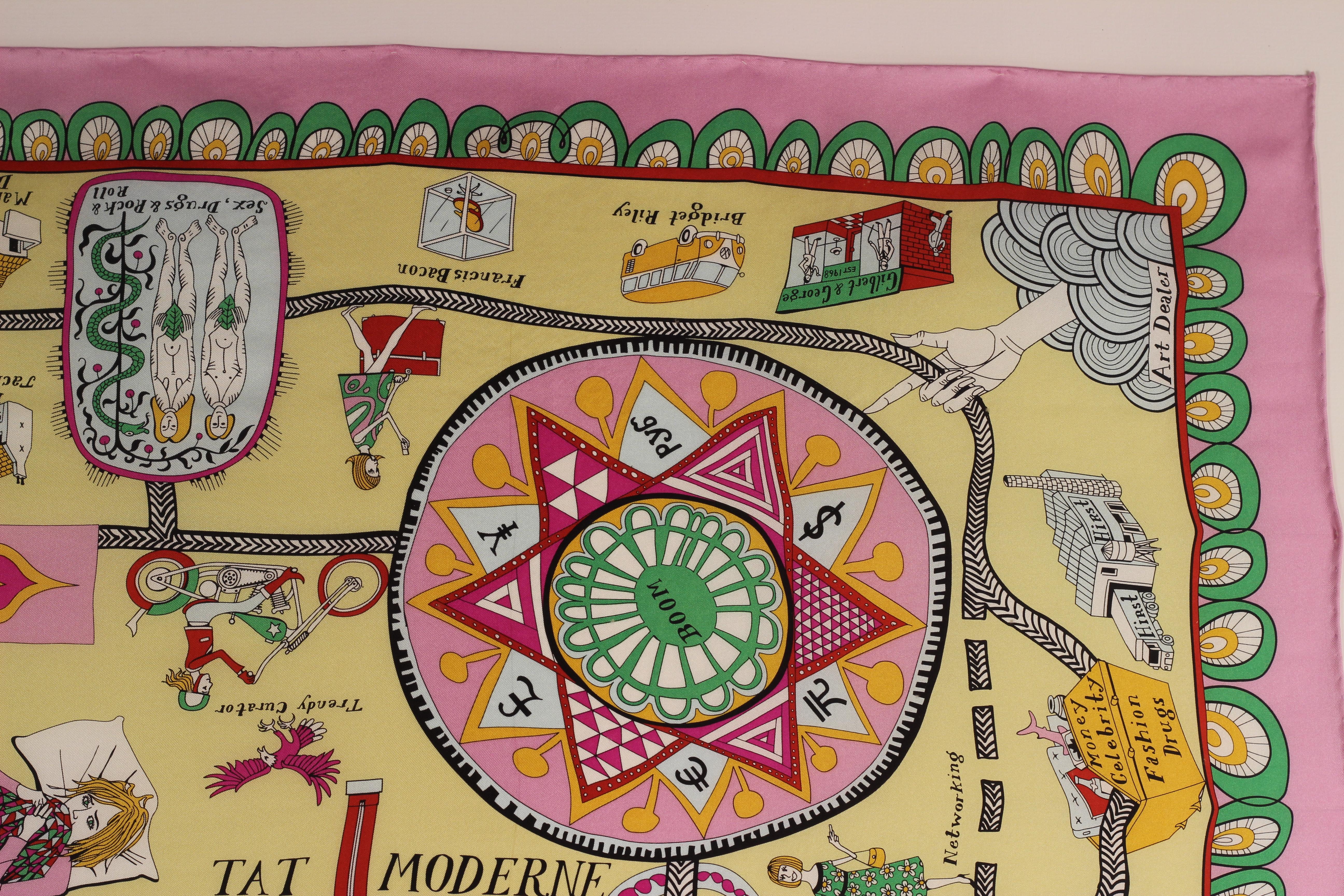Grayson Perry framed silk scarf 2012 For Sale 5