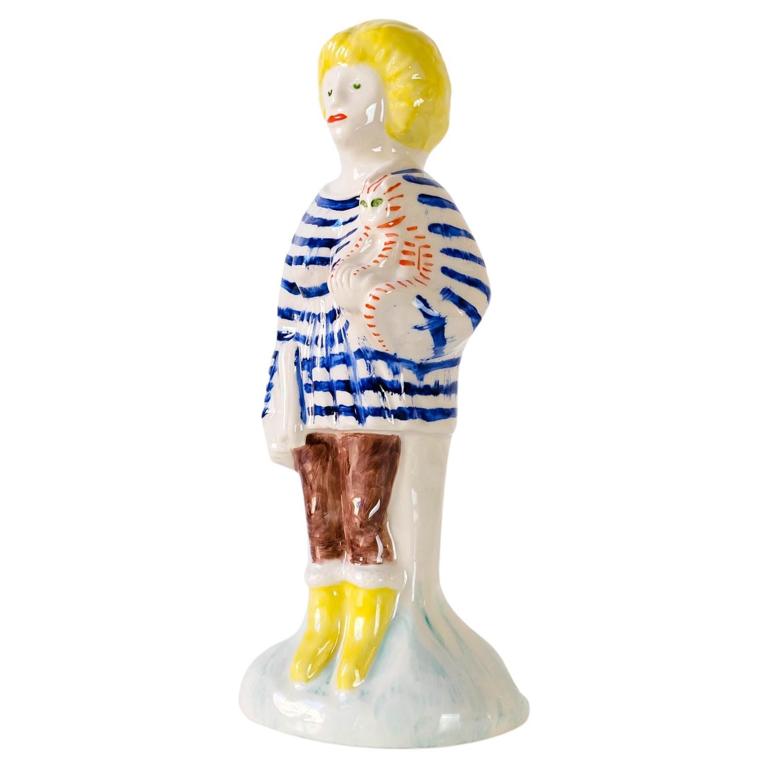 Grayson Perry "Home Worker" Staffordshire Figure 'Design 4', 2021 For Sale