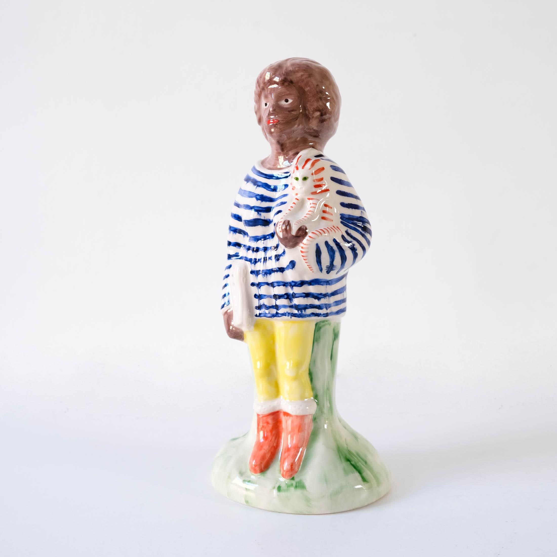 Ensemble complet de figurines de Staffordshire « Home Worker & Key Worker » (ou travailleur à domicile) de Grayson Perry en vente 4