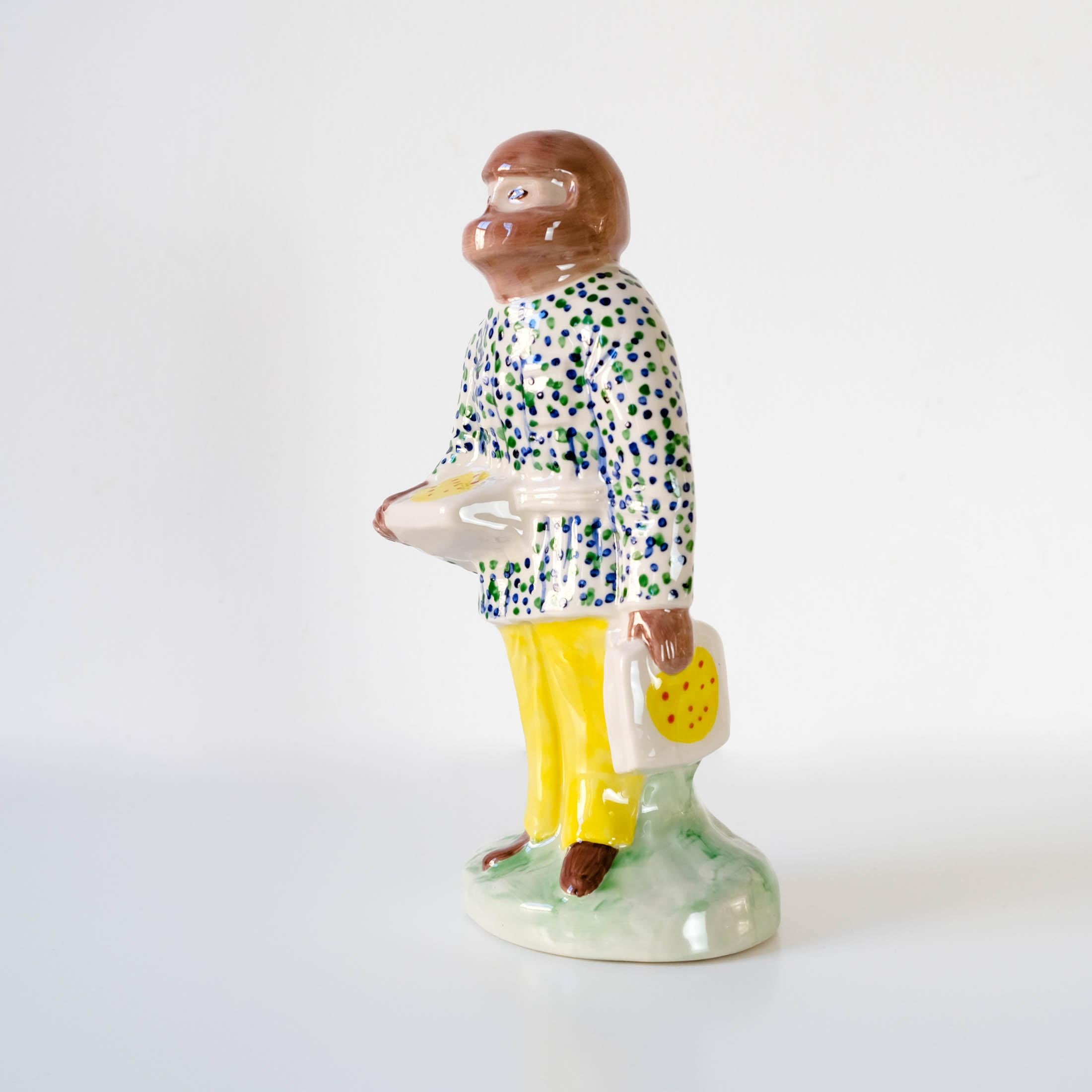 Ensemble complet de figurines de Staffordshire « Home Worker & Key Worker » (ou travailleur à domicile) de Grayson Perry en vente 2